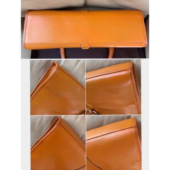 Certified Authentic Vintage Gucci Jackie Leather Dual Shoulder Handles Bag, COA - Picture 7 of 15